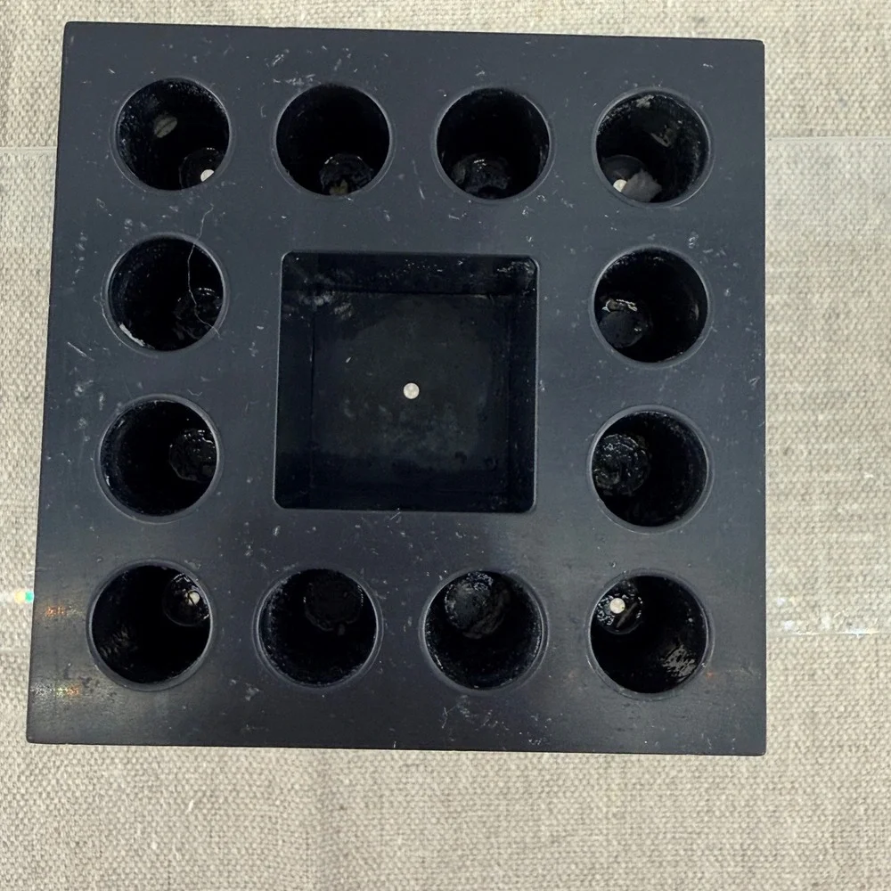 Vtg Prismacolor Black‎ Plastic Marker Pencil Holder Stand Desk Organizer 12 Slot
